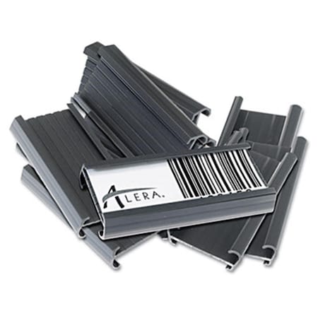 Finefabrics Wire Shelving Shelf Tag, 3 in. long, Gray, 10-Pack FI39221